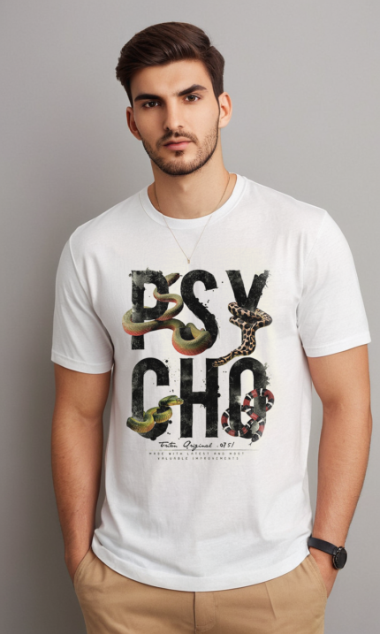 White Vibes Graphic Oversized T-Shirt